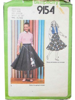 1970's Womens/Junior Pattern