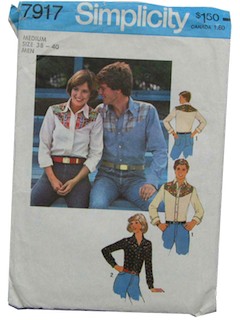 1970's Womens and Mens Pattern