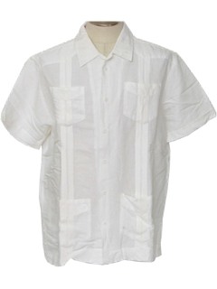 1980's Mens Guaybera Shirt
