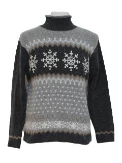 1980's Unisex Ugly Christmas Ski Sweater
