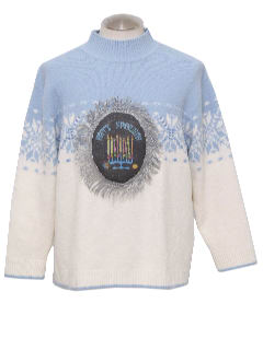 1980's Unisex Ugly Hanukkah Christmas Sweater
