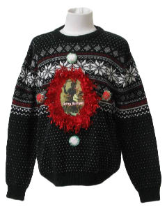 1980's Unisex/Childrens Ugly Krampus Christmas Sweater