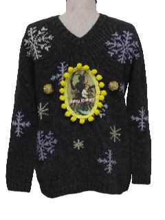 1980's Unisex Ugly Christmas Krampus Sweater