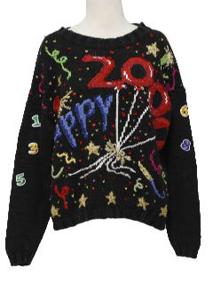 1990's Womens After Christmas Ugly New Years Sweater