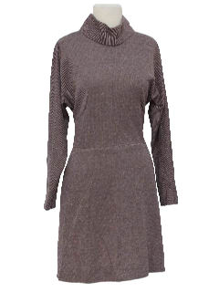 1970's Womens/Girls Mod Knit Dress