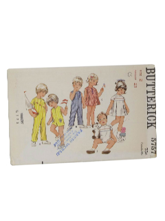 1960's Unisex/Childs Pattern