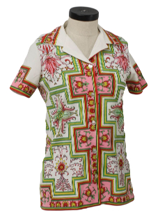Womens 1970's shirts at RustyZipper.Com Vintage Clothing (page 8)