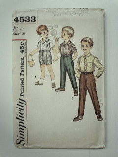 1960's Mens Childs Pattern