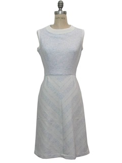 1960's Womens Mod Donovan Galvani Designer Knit Dress
