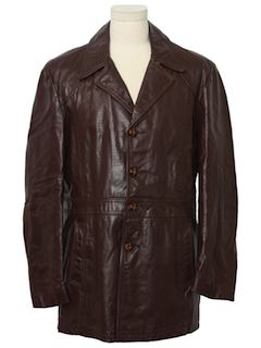 Mens Vintage 70s Leather Jackets at RustyZipper.Com Vintage Clothing