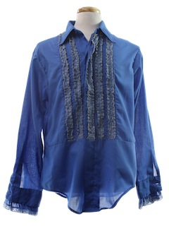 Mens Vintage Ruffle Shirts at RustyZipper.Com Vintage Clothing