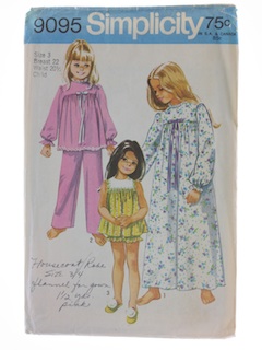 1970's Womens Childs Pattern