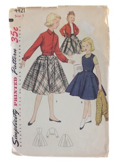 1950's Womens/girls Pattern
