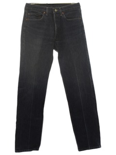 1980's Mens Levis 501s Pinstriped Jeans Pants