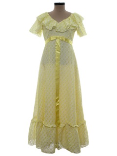 1970's Womens Prom Dress