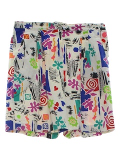 1980's Womens Totally 80s Shorts