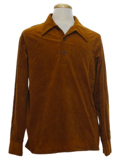 1970's Mens Velour Shirt