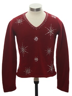 1980's Womens/Childs Minimalist Ugly Christmas Sweater