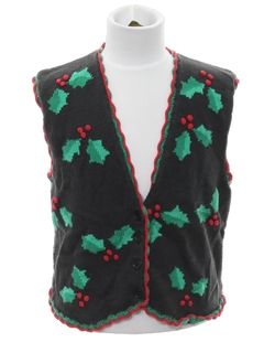 1980's Unisex/Childs Ugly Christmas Sweater Vest