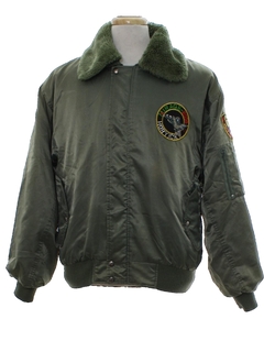 1990's Mens Bomber Style Flight Jacket