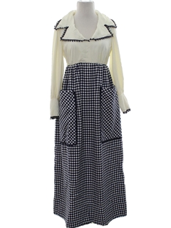1970's Womens S. Howard Hirsch Designer Dress
