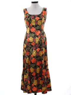 1960's Womens Maxi Dress
