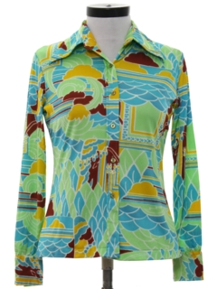 Womens 1970's shirts at RustyZipper.Com Vintage Clothing (page 3)