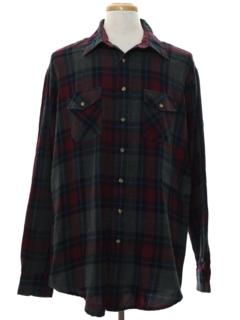 Mens Vintage Flannel Shirts at RustyZipper.Com Vintage Clothing