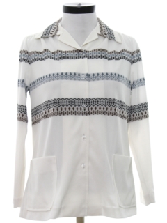 1970's Womens Knit Shirt Jacket