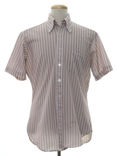 1980's Mens Striped Shirt
