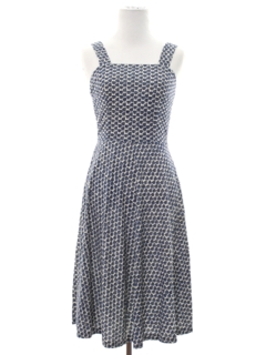 1960's Womens/Girls Print Dress