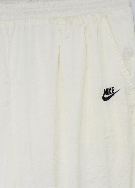 Vintage Nike Eighties Pants: 80s -Nike- Mens white nylon shell