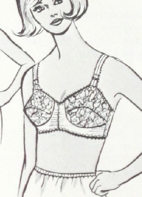  Sew-Knit-N-Stretch 219 Ladies Bra Sewing Pattern Size