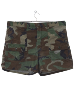 1980's Mens Army Shorts