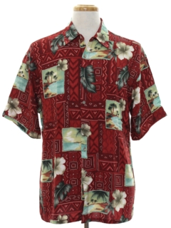 1990's Mens Hawaiian Inspired Shirt
