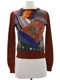 Womens Vintage Hippie Sweaters at RustyZipper.Com Vintage Clothing