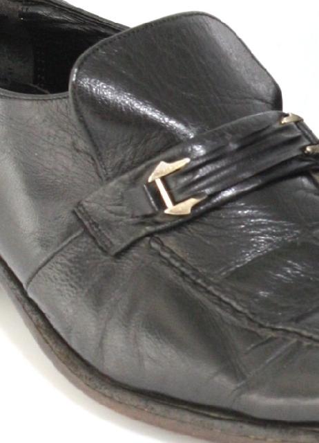 Florsheim 1970s Vintage Shoes: 70s -Florsheim- Mens black smooth