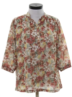 Womens Vintage 70s Hippie Shirts at RustyZipper.Com Vintage Clothing