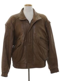 Mens Vintage 80s Leather Jackets at RustyZipper.Com Vintage Clothing