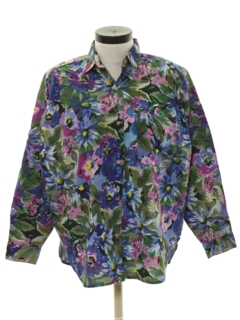 1980's Womens Totally 80s Style Shirt