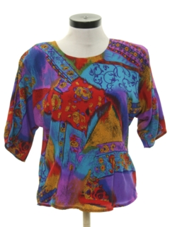 Womens Totally 80s Shirts at RustyZipper.Com Vintage Clothing