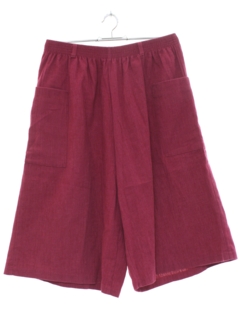 1980's Womens Totally 80s High Waisted Culottes Shorts