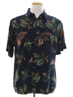 1990's Mens Hawaiian Print Shirt