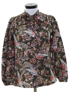 Womens floral Vintage shirts. Authentic vintage Floral shirts at ...
