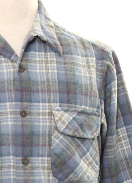 1960's Retro Wool Shirt: Late 60s or early 70s -Pendleton- Mens