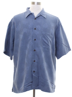 1990's Mens Hawaiian Style Silk Shirt
