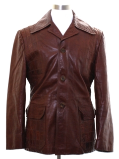 Mens Vintage 70s Leather Jackets at RustyZipper.Com Vintage Clothing