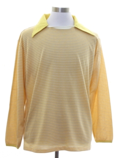 1960's Mens Mod Pullover Shirt