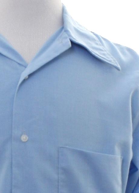 60s Vintage Permanent Press Shirt: Late 60s -Permanent Press- Mens