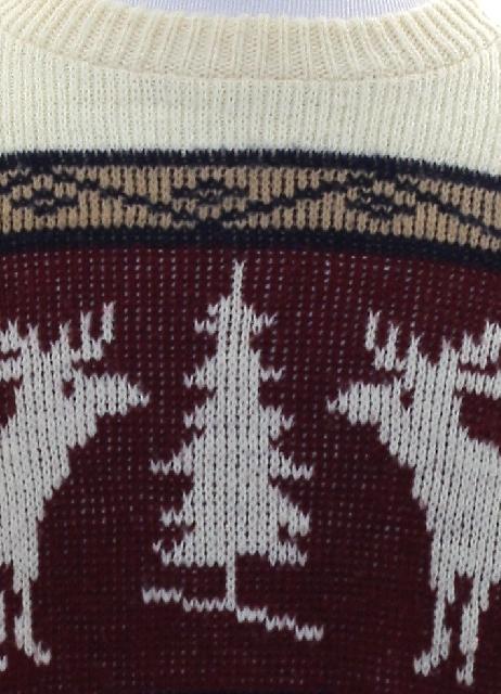 Vintage 70s Alps Knitmeister Holiday shops Sweater Neutral Long Sleeve Christmas - M